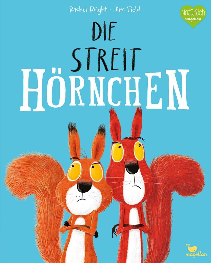 Kinderbuch ab 3 Jahren - Die Streithörnchen - Cover - Kinderbuch über das Teilen