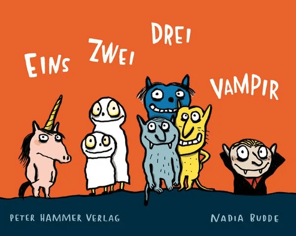Kinderbuch ab 2 Jahren - Eins zwei drei Vampir - Cover