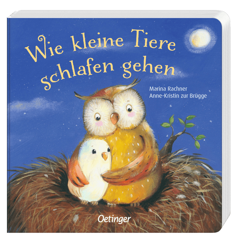 Kinderbuch ab 2 Jahren - Wie kleine Tiere schlafen gehen - Cover - Gute Nacht Buch