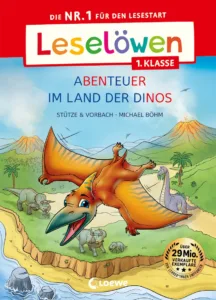Leselöwen 1. Klasse - Abenteuer im Land der Dinos - Erstleser - Cover